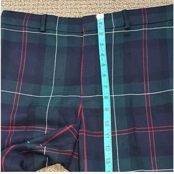 NEW Polo Ralph Lauren Plaid Wool Relaxed Straight Pant size 8 Blackwatch Multi - Picture 14 of 16